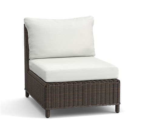 Torrey All Weather Wicker Square Arm Outdoor Sectional Components