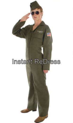 Top Gun Aviator Costume Instant Redress