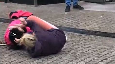 Watch Two Women Get Into A Street Brawl Outside A Mcdonalds Metro Video