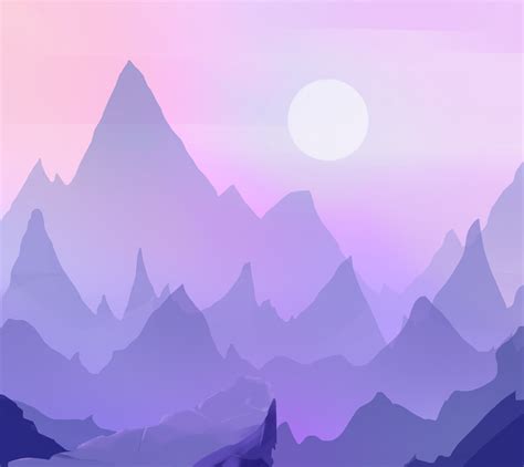 Background Study Purple Mountains By Rosywhiteyart On Deviantart
