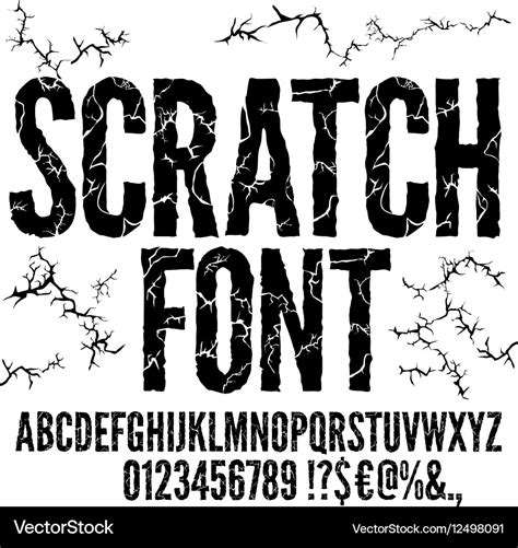 Cracked Letter Font