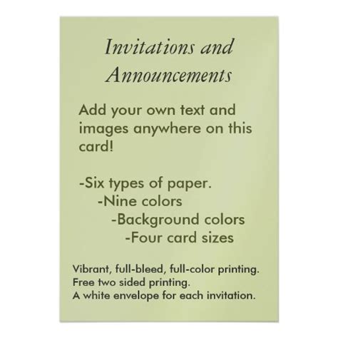 Create Your Own Invitation Zazzle