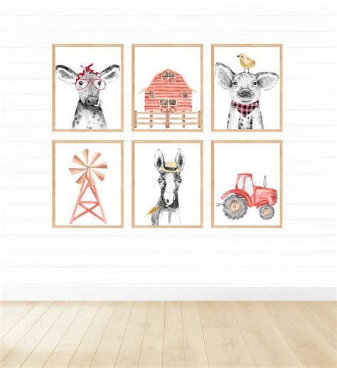 Farm Bedroom Farm Nursery Decor Farm Animal Nursery Space Themed