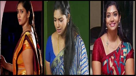 Pandavar Illam Serial Villi Revathi Actress Krithika Annamalai Photos