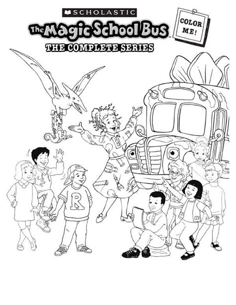 Free Magic School Bus Coloring Pages