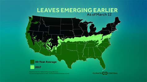 Leaves Emerging Earlier As Planet Warms Climate Central