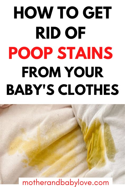 How To Remove Poop Stains From Babys Clothes Mother And Baby Love
