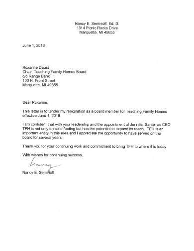 Board Member Director Resignation Letter Sample Pdf Letter