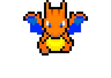 Charizard Pixel Art Pokémon Amino