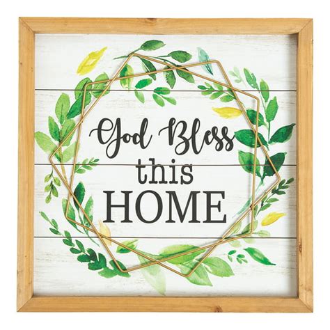 God Bless This Home Wall Sign Home Decor 1 Piece