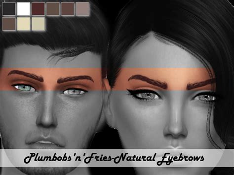 Plumbobs N Fries Natural Eyebrows