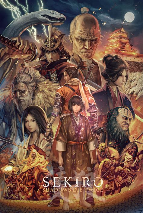 Download 4500x6701 Sekiro Shadows Die Twice Poster Anime Style