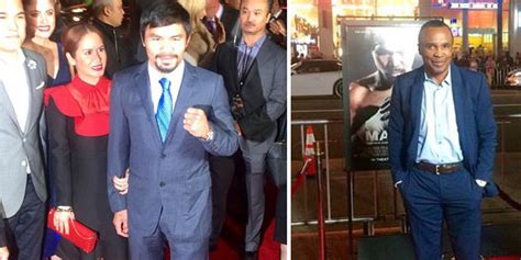 Boxing Legend Sugar Ray Leonard Graces Premiere Of Manny Pacquiao