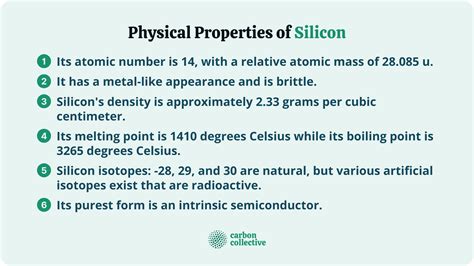 Silicon Si Properties Usage Advantages And Disadvantages