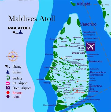 Maldives Images Map