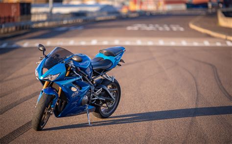 Download Wallpapers Triumph Daytona 675 Racing Motorcycle Front View