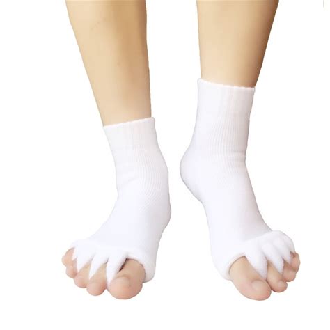 1 Pair Pedicure Sock Massage Toe Socks Pedicure Tools Foot Alignment
