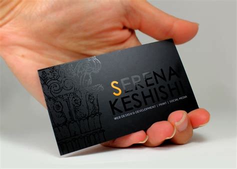 Cool Business Card Love The Glassy Text On The Matte Card
