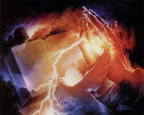 Power Of Prayer Painting By Danny Hahlbohm