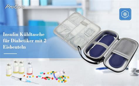 Procase Insulin K Hltasche Vorrats Und Reisepackungen F R Diabetiker