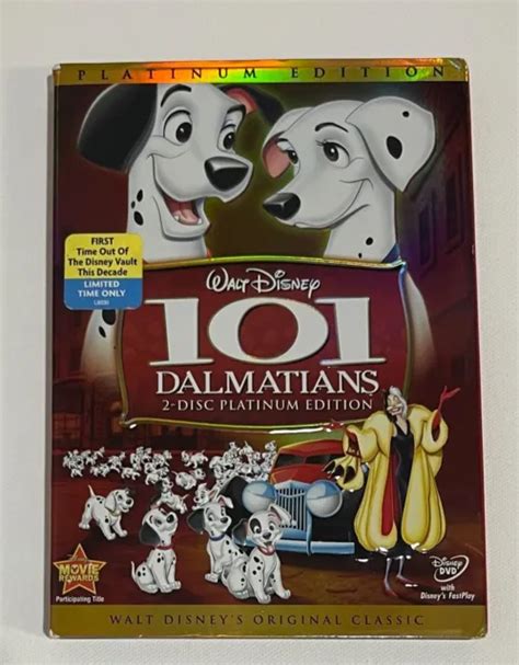 101 Dalmatians Two Disc Set Platinum Edition Dvd Very Good 599