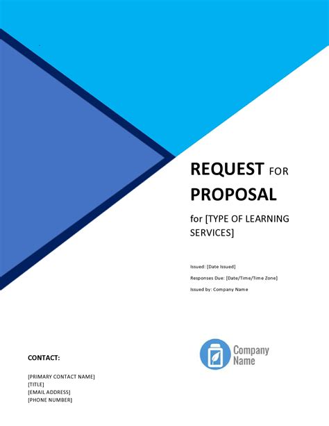 Request For Proposal Rfp Template