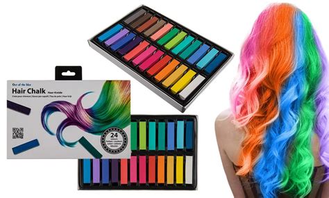 One Or Two 24 Piece Hair Chalk Sets Groupon Goods