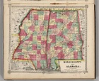 Mississippi and Alabama. - David Rumsey Historical Map Collection