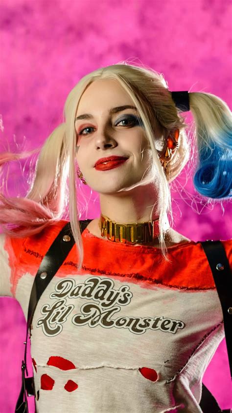 720x1280 Harley Quinn Cosplay New 4k Moto Gx Xperia Z1z3 Compact