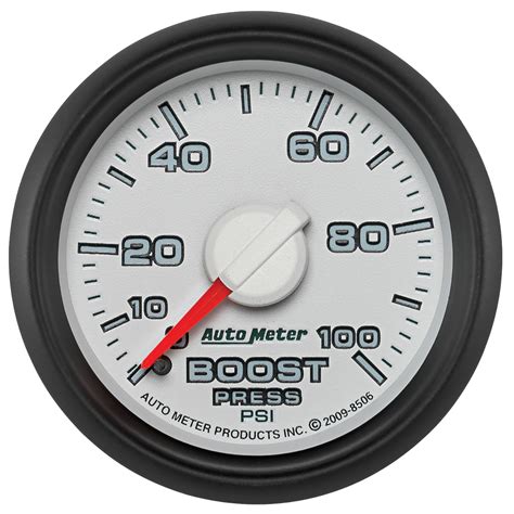 Autometer Boost Gauge 2 116 100psi Mechanical Ram Gen 3 Factory Match