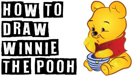 Likewise, e h shepard's illustrations in the original books show and the disney animators seem to have picked up the shirt from these two stories and used it for all their drawings of pooh. How To Draw Winnie The Pooh Honey Pot | Drawpin - YouTube