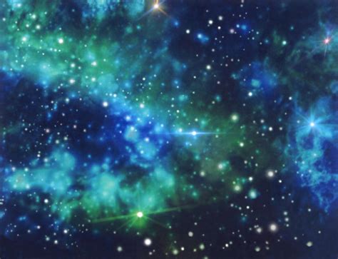Turquoise Nebula Digital Art By Mary J Winters Meyer