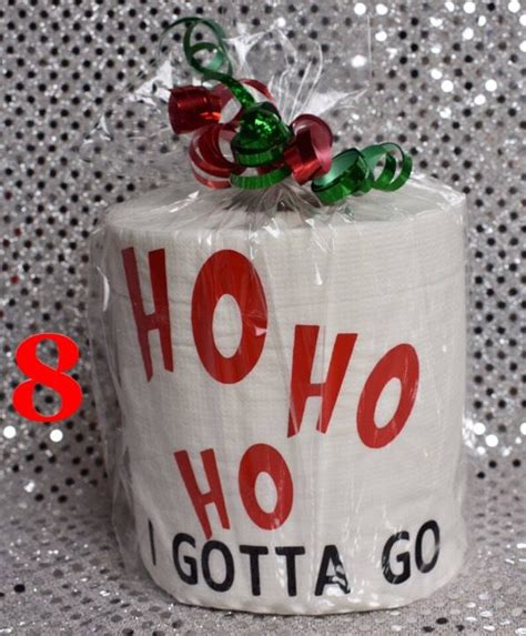 funny christmas toilet paper gag t secret santa white etsy