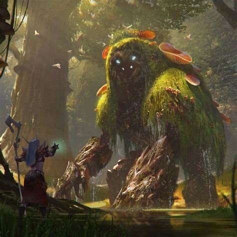 Forest Plant Creatures I Like This Art In 2019 Fantasy Monster