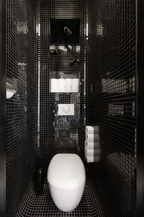 The square gloss tile is made with mirror. 23 black sparkle bathroom floor tiles ideas and pictures 2020