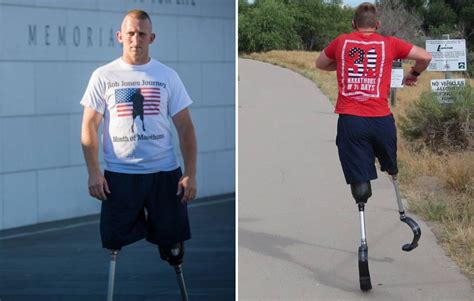 A Marine With Prosthetic Legs Is Running 31 Marathon In 31 Days Mens