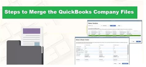 Learn How To Merge Quickbooks Company Files Guide