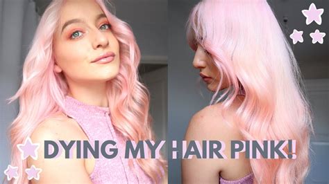 dying my hair pink youtube