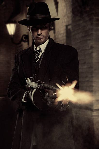 Gangster Tommy Gun Stock Photos Pictures And Royalty Free Images Istock
