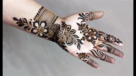 Simple And Easy Mehndi Designs For Front Hand Design Talk
