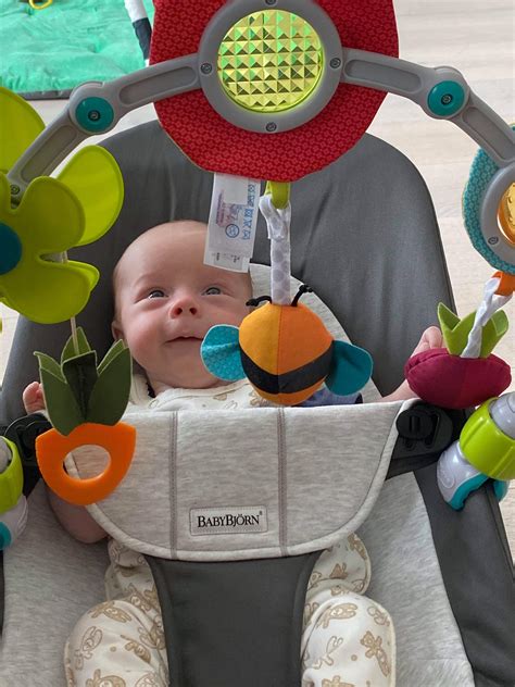 2 Months Old Baby Discovers Toys For The First Time Aww