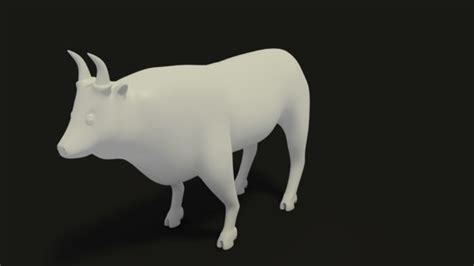 Cow Blender Models For Download Turbosquid