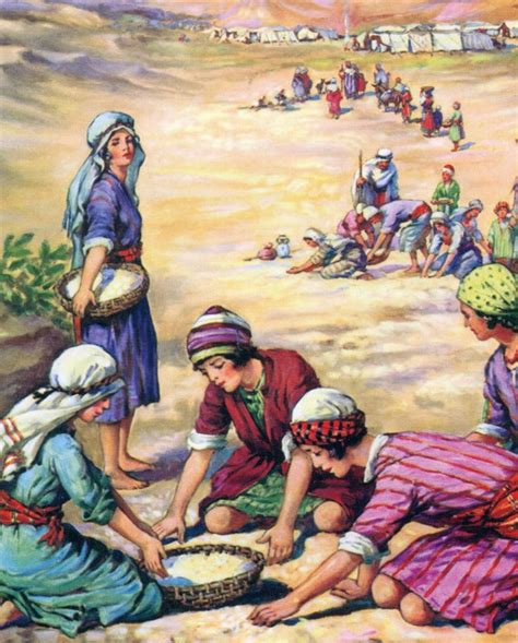 Manna In The Desert C Catholic Picture Print Etsy