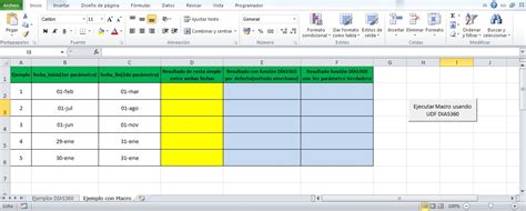 Función Dias360 Excel Avanzado