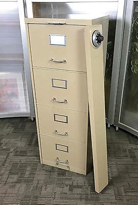 Shipping and meetup options available. CHUBB SECURITY 4 Drawer Filing Cabinet Combination ...