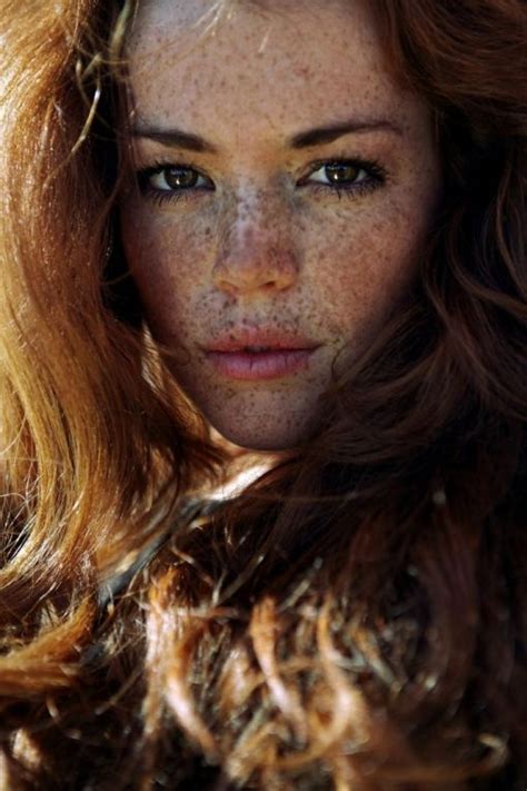 Beautiful Portraits Of Freckled People