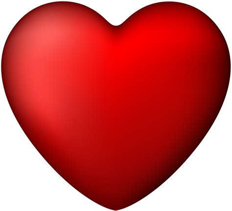 Heart Red Transparent Clip Art Image