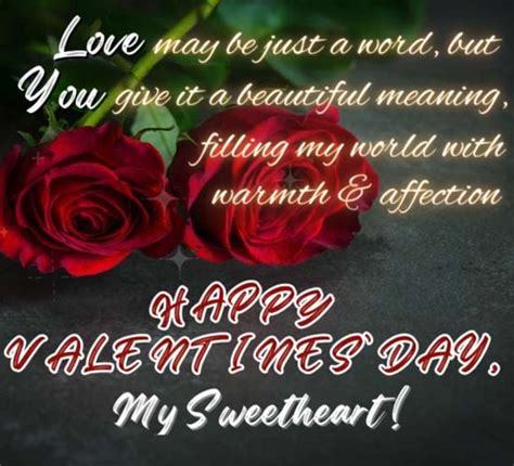 Valentines Day Wishes For Sweetheart Free Happy Valentines Day
