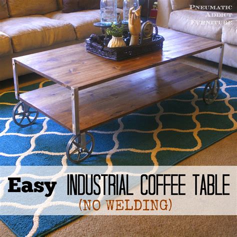 Ana White Easy Industrial Coffee Table Pneumatic Addict Feature