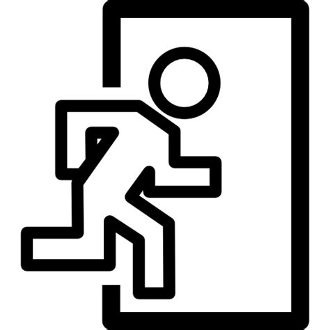 Free Icon Exit Door Symbol